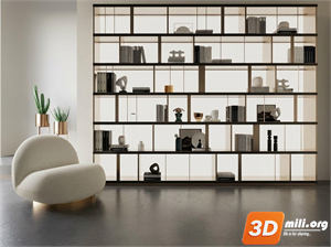 Bookcase Skp Files